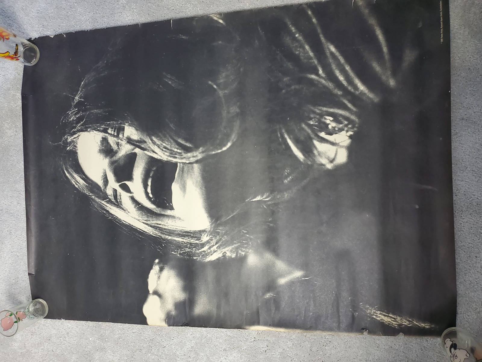 Original 1969 Janis Joplin 30x41 inch rolled Poster Huge Rare Portrait