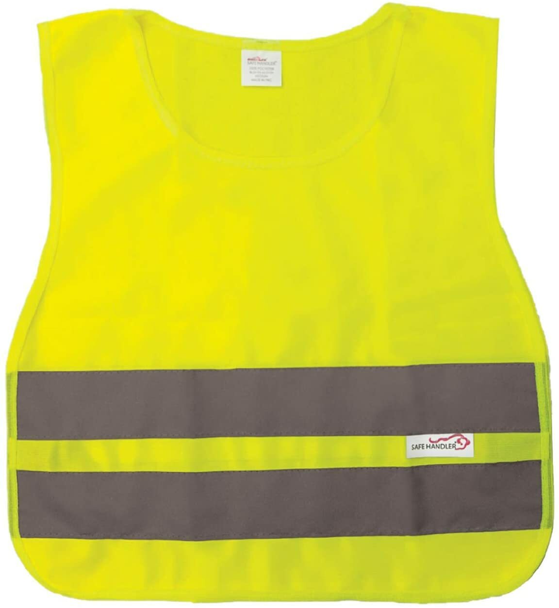 Reflective Safety Vest for Child Yellow Polyester 2-Pack New