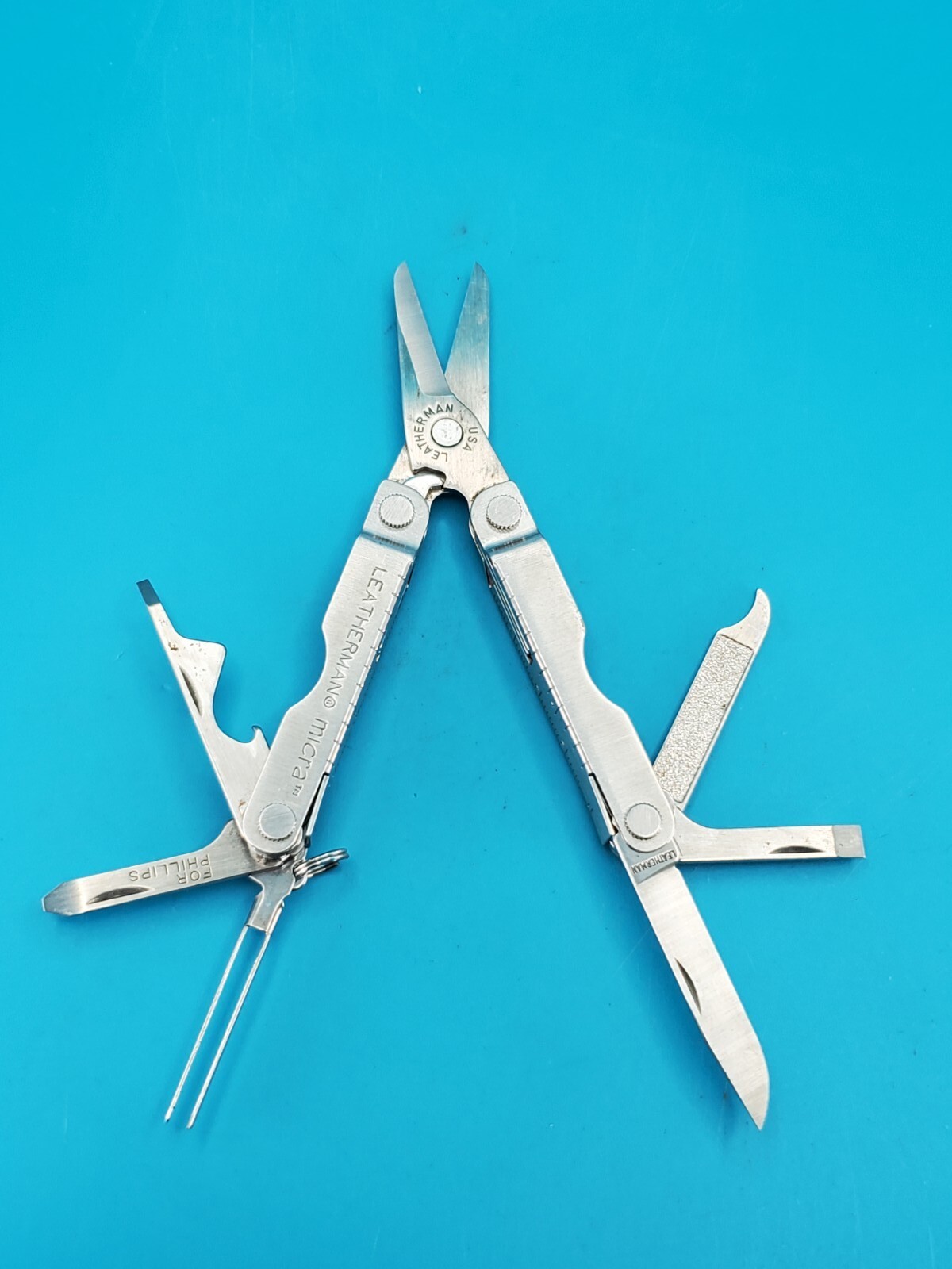 Leatherman Micra Multi-Tool, Knife, Scissors, Stainless!