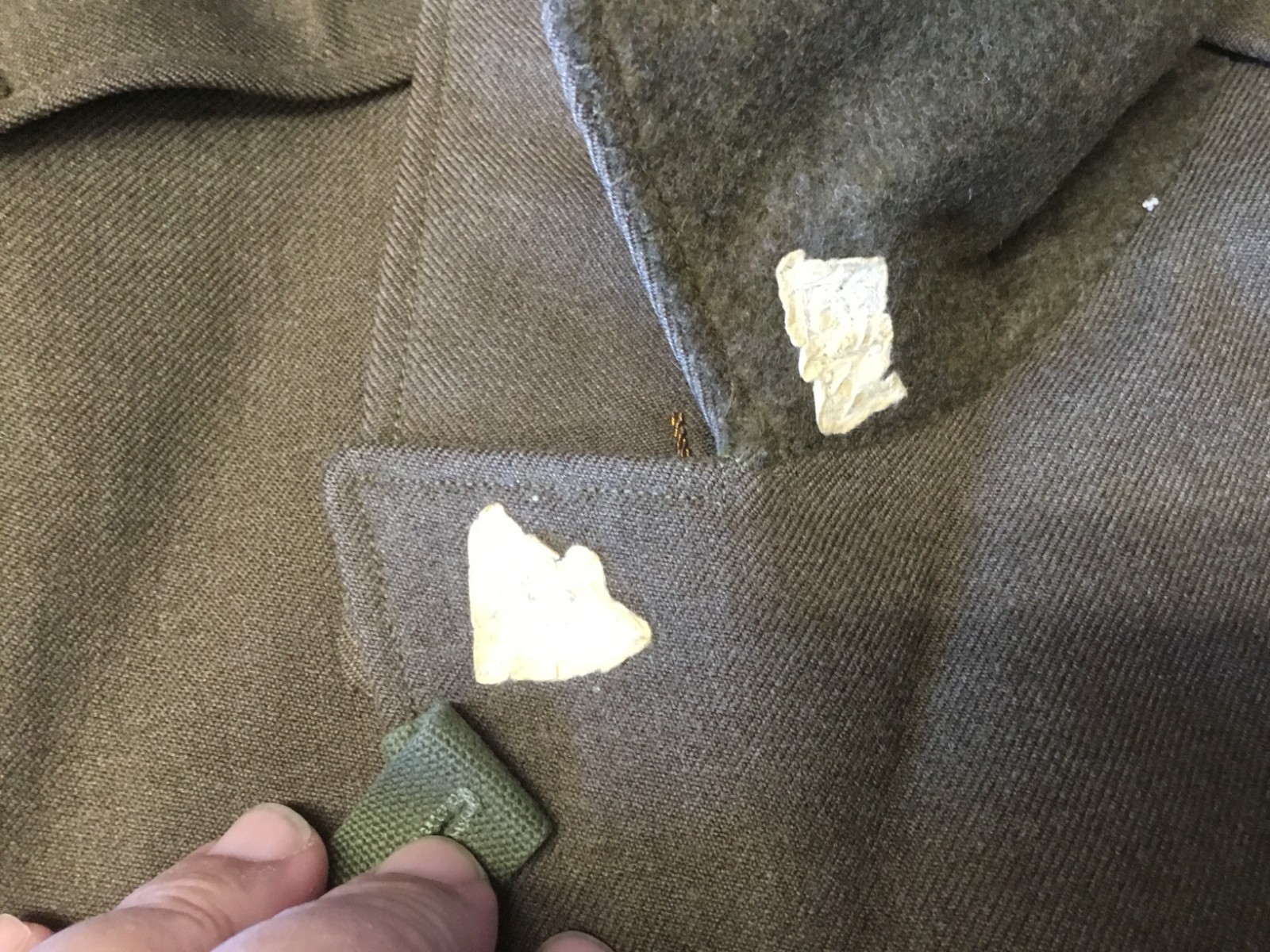 USAAF IKE JACKET WITH INSIGNIA, SIZE 36 R