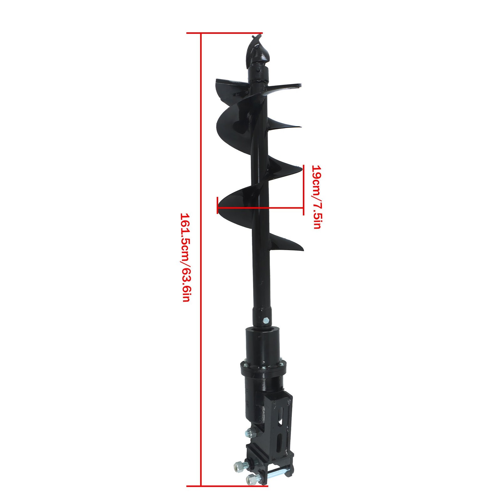 300mm Auger Drill for 1Ton-1.5Ton Mini Excavator Small Digger