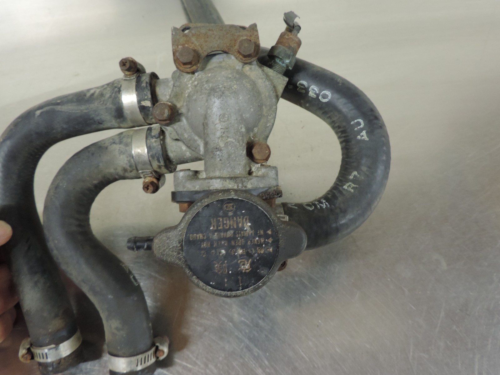 1988 Kawasaki Mule 1000 KAF450 Radiator Hoses Fill Neck Thermostat Housing