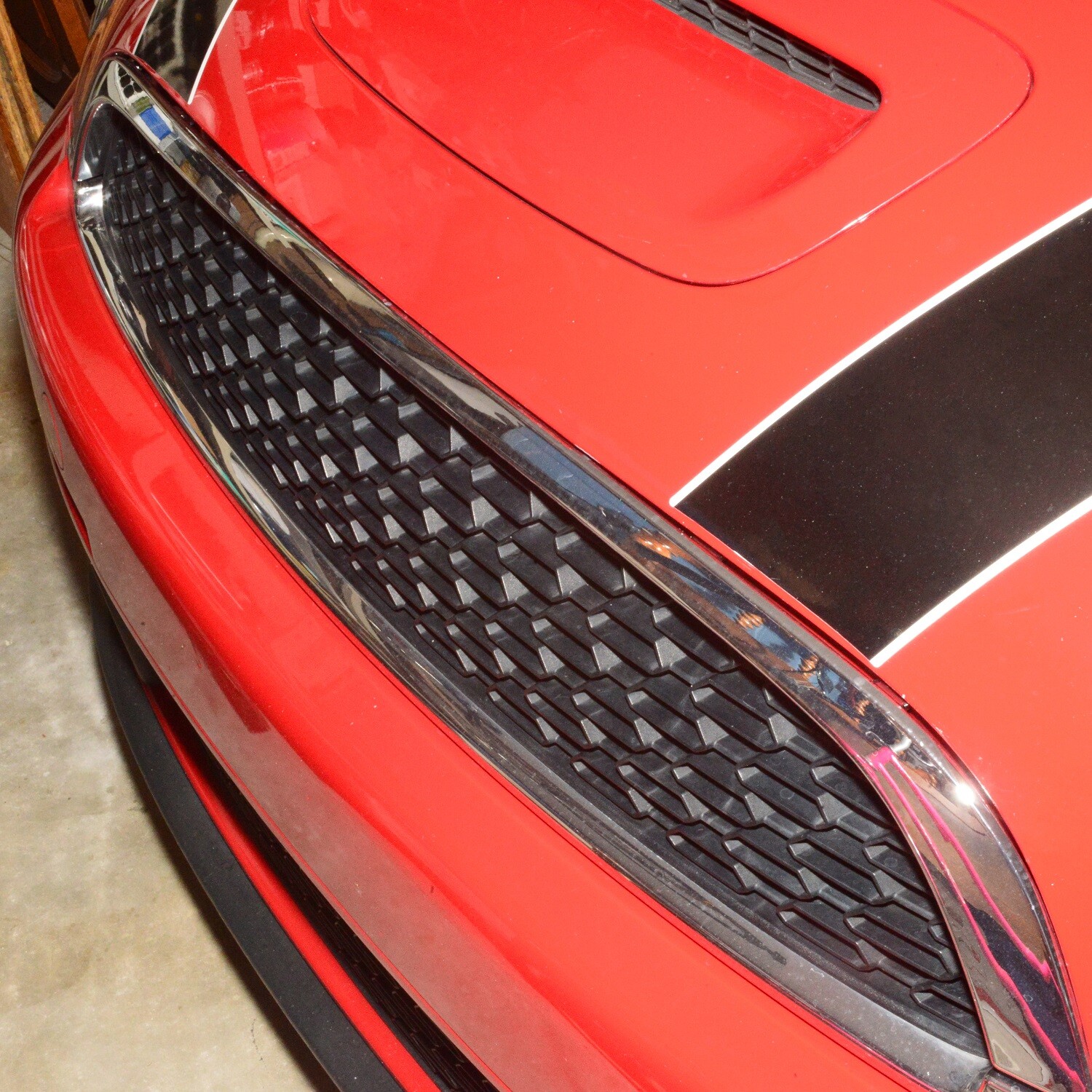 NEW For Mini Cooper 2007-15 ABS Molding Chrome Hood Molding Trim MC1235100 Grill