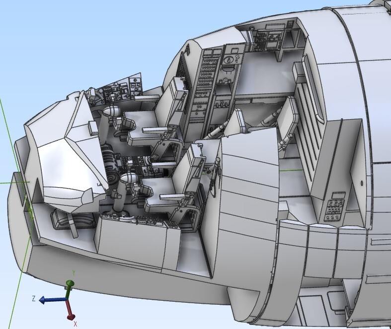 1/72 JASDF Kawasaki C-1 (3D fabricated kit)