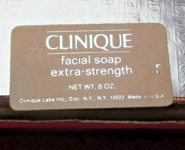 Clinique Facial Soap Extra Strength 6 oz Bar w/ Case ~ NEW ~NOS ~ FREE SHIPPING