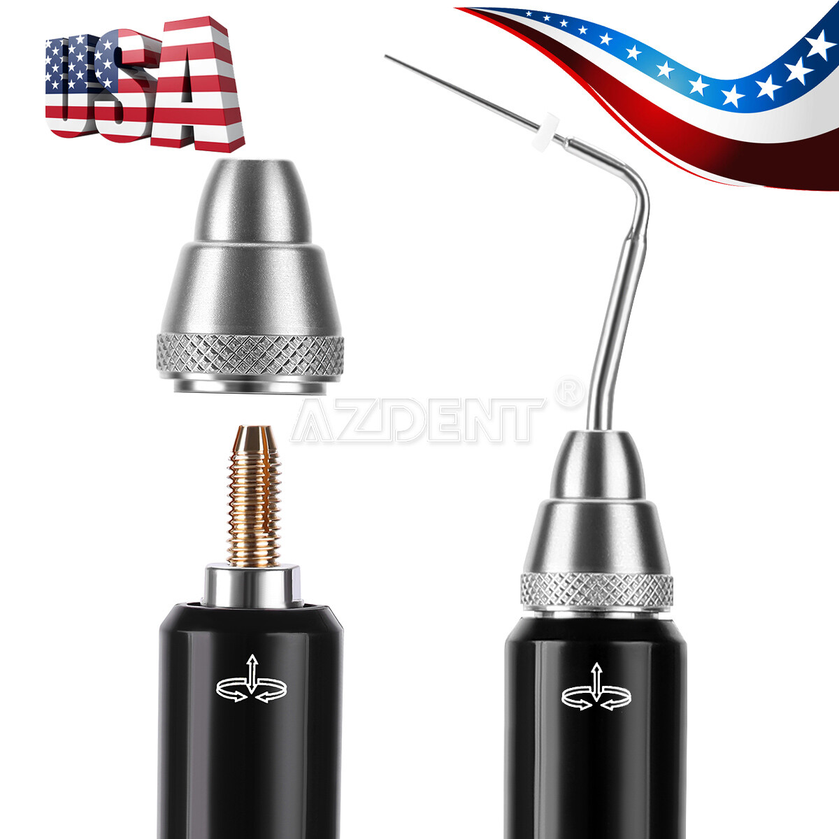 Dental Cordless Gutta Percha Obturation System Endo Heated Pen With 2 Tips