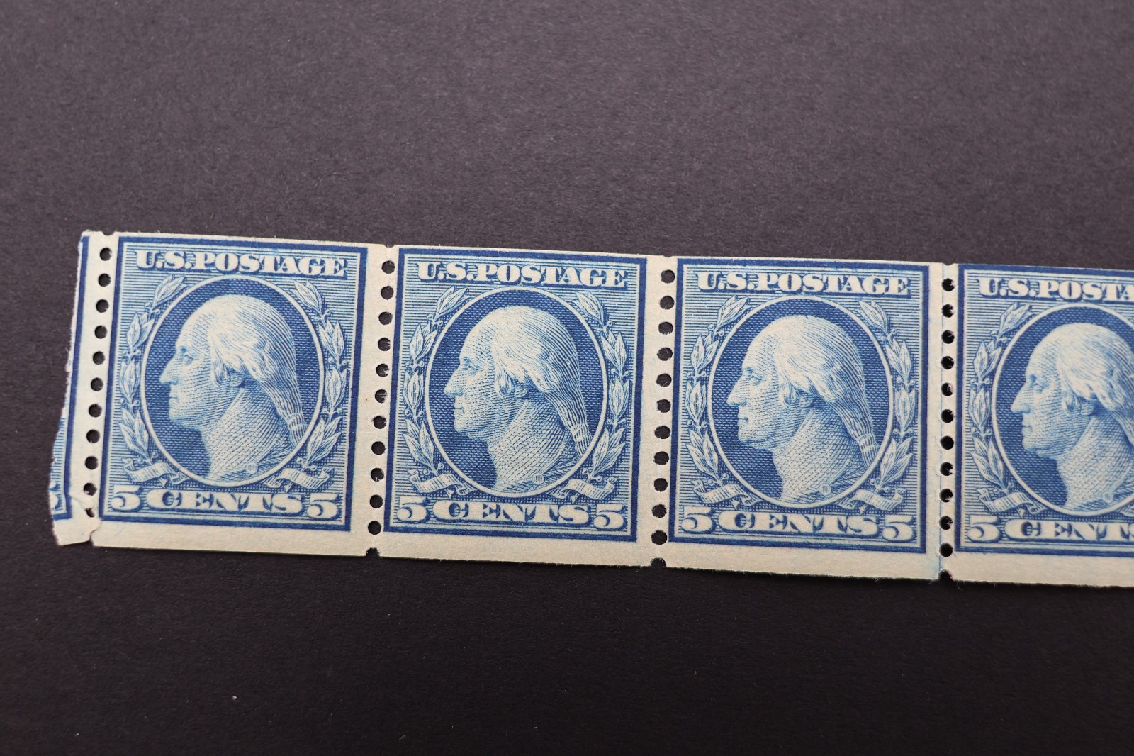 us coil strip 10 cl line pair clp sc# 496 mint mnh nh
