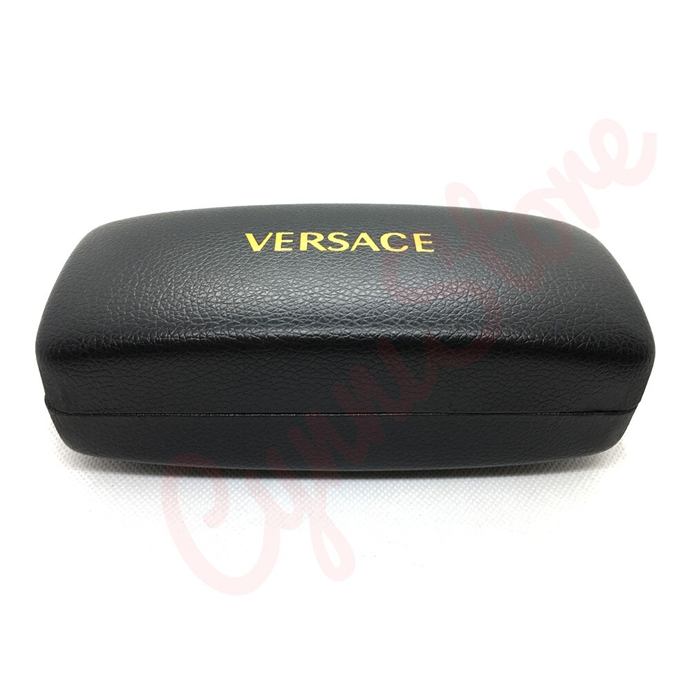 Versace Universal Black Large Hard Case for Sunglasses with Cleaning Cloth & Box