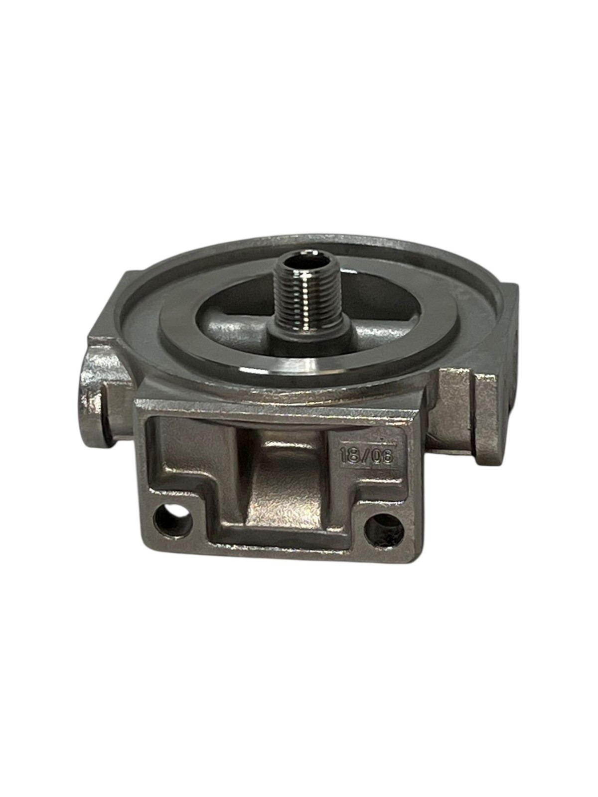 Sierra Marine 18-7776, 3/8 Fuel / Water Separator Stainless Bracket, (No Plugs)