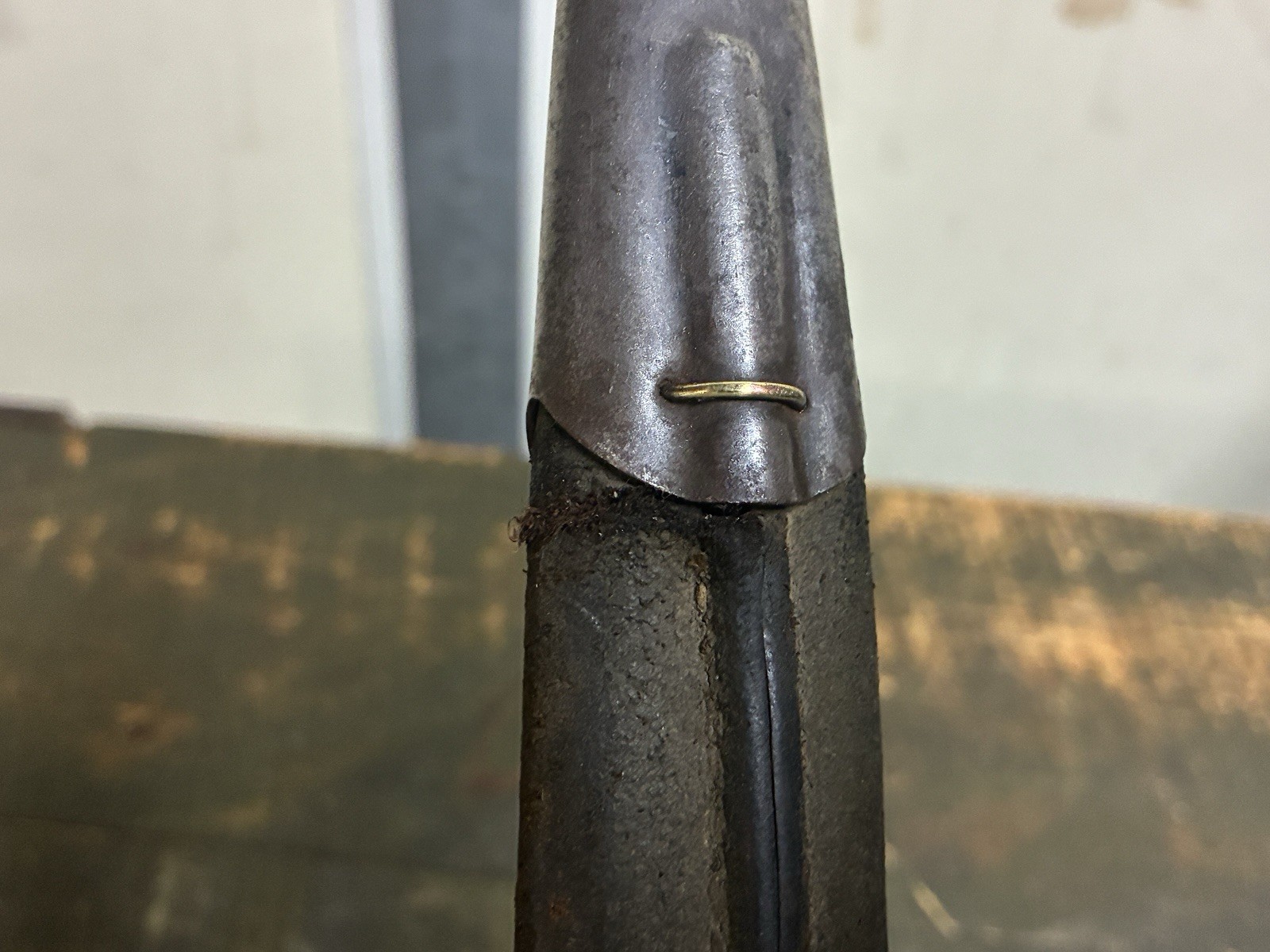 All Original WWI US Model 1917 Bayonet Scabbard Jewell 1918 Sheath Stamped MS