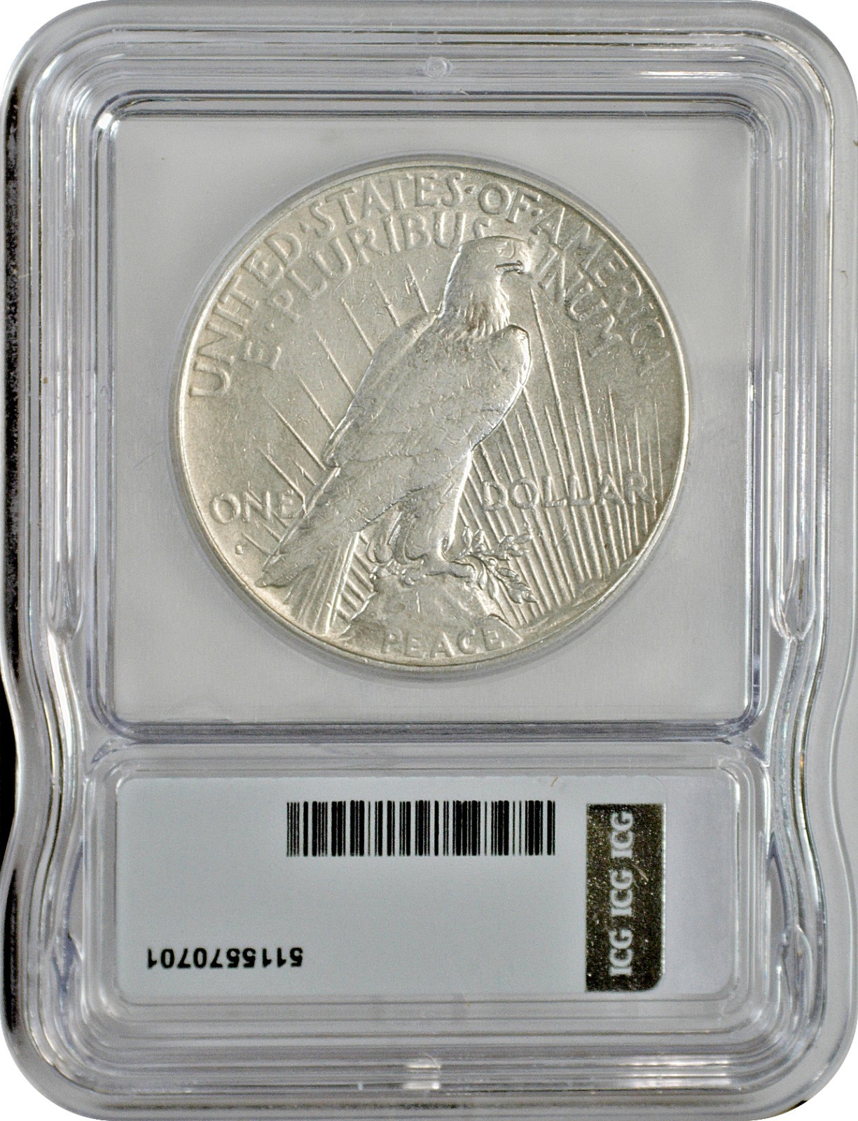 1934 S Peace Silver Dollar S$1 ICG VF35 Very Fine