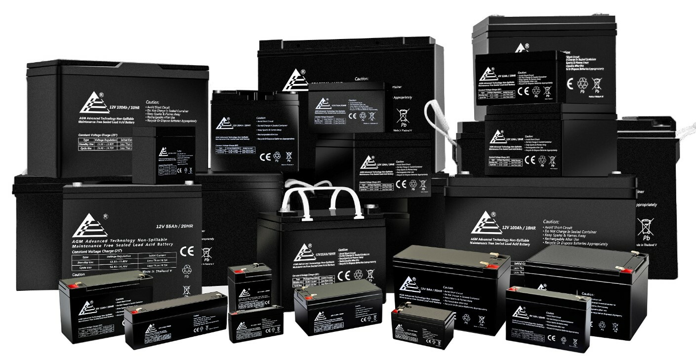 SEALED LEAD ACID BATTERY 12V 18Ah 12Ah 10Ah 9Ah 8Ah 7.2Ah 7Ah 5Ah 4.5Ah 3.3Ah