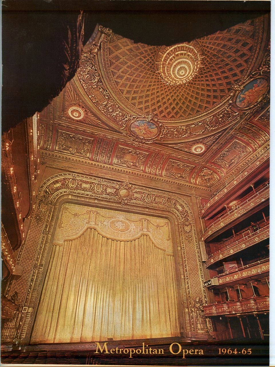 Rare 1965 Puccini TURANDOT Metropolitan Opera LINCOLN CENTER Program & Tickets!