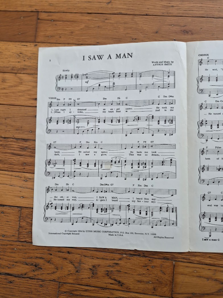 VTG Religious Spiritual Church Sheet Music