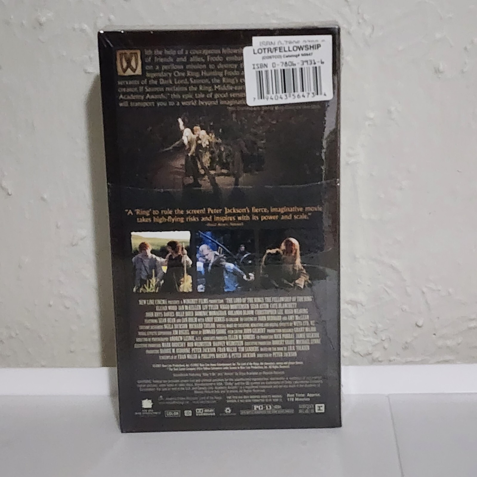 The Lord of the Rings Fellowship of the Ring 2002 VHS Sealed - Never Circulated