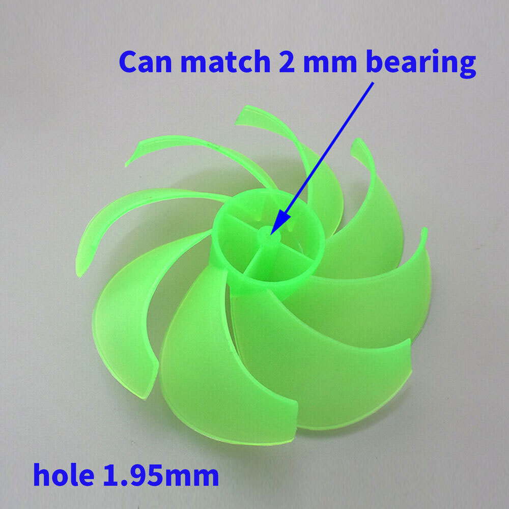 Mini Wind Turbine Motor Blade W/Bulb DIY Kit Power Alternative Energy Generator#