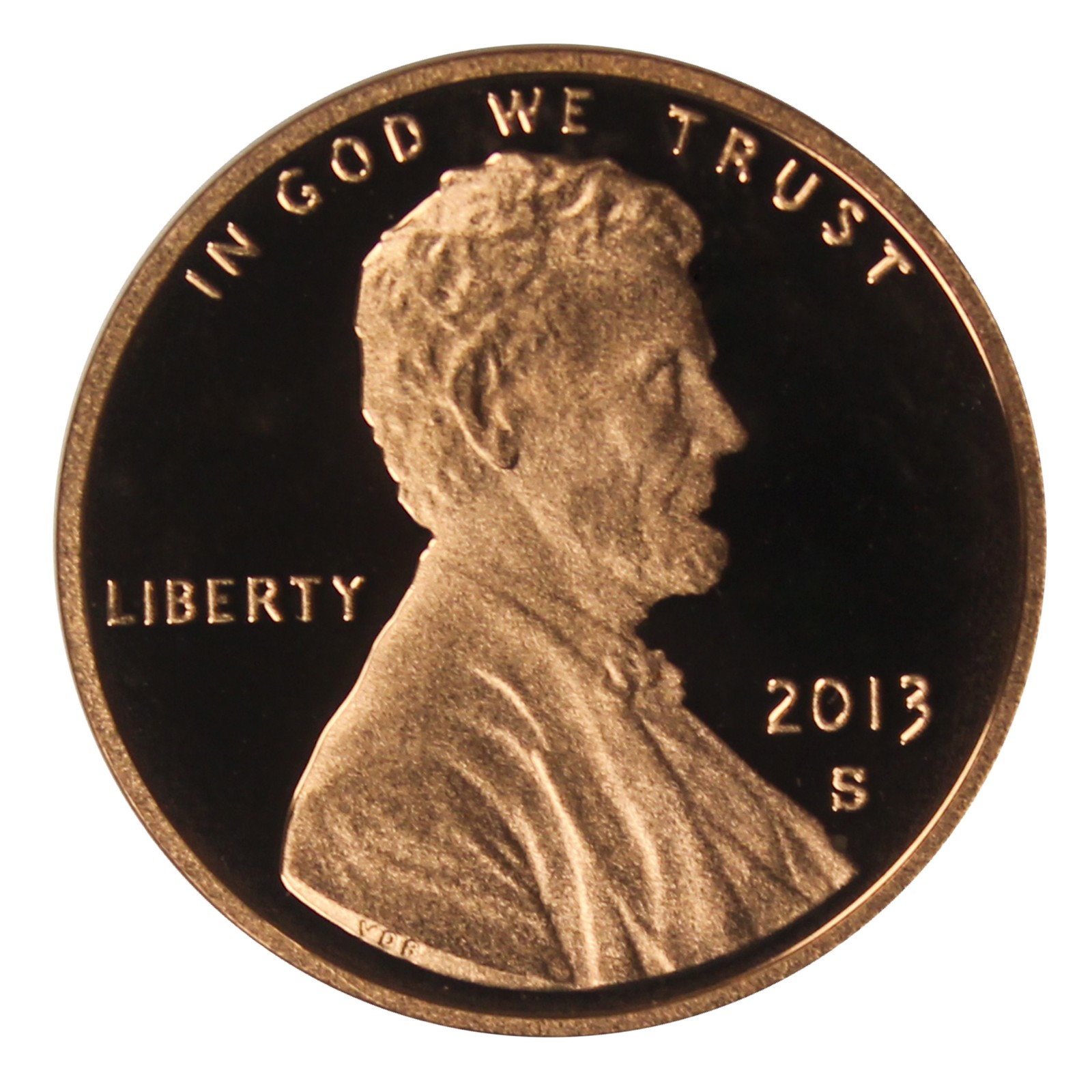 2013 Gem Deep Cameo Proof Lincoln Shield Cent US Coin