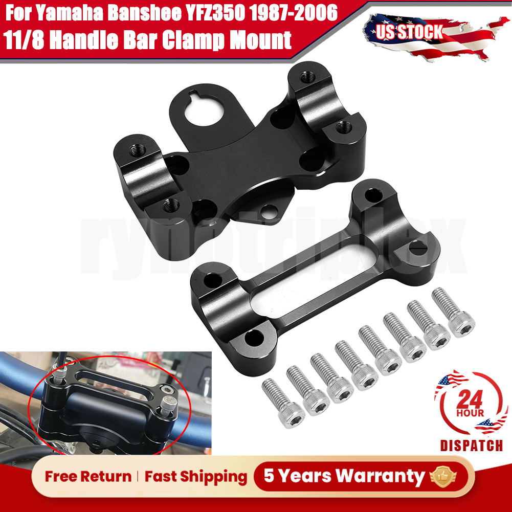 Aluminum 11/8 Handle Bar Clamp Mount For Yamaha Banshee YFZ350 1987-2006 1988