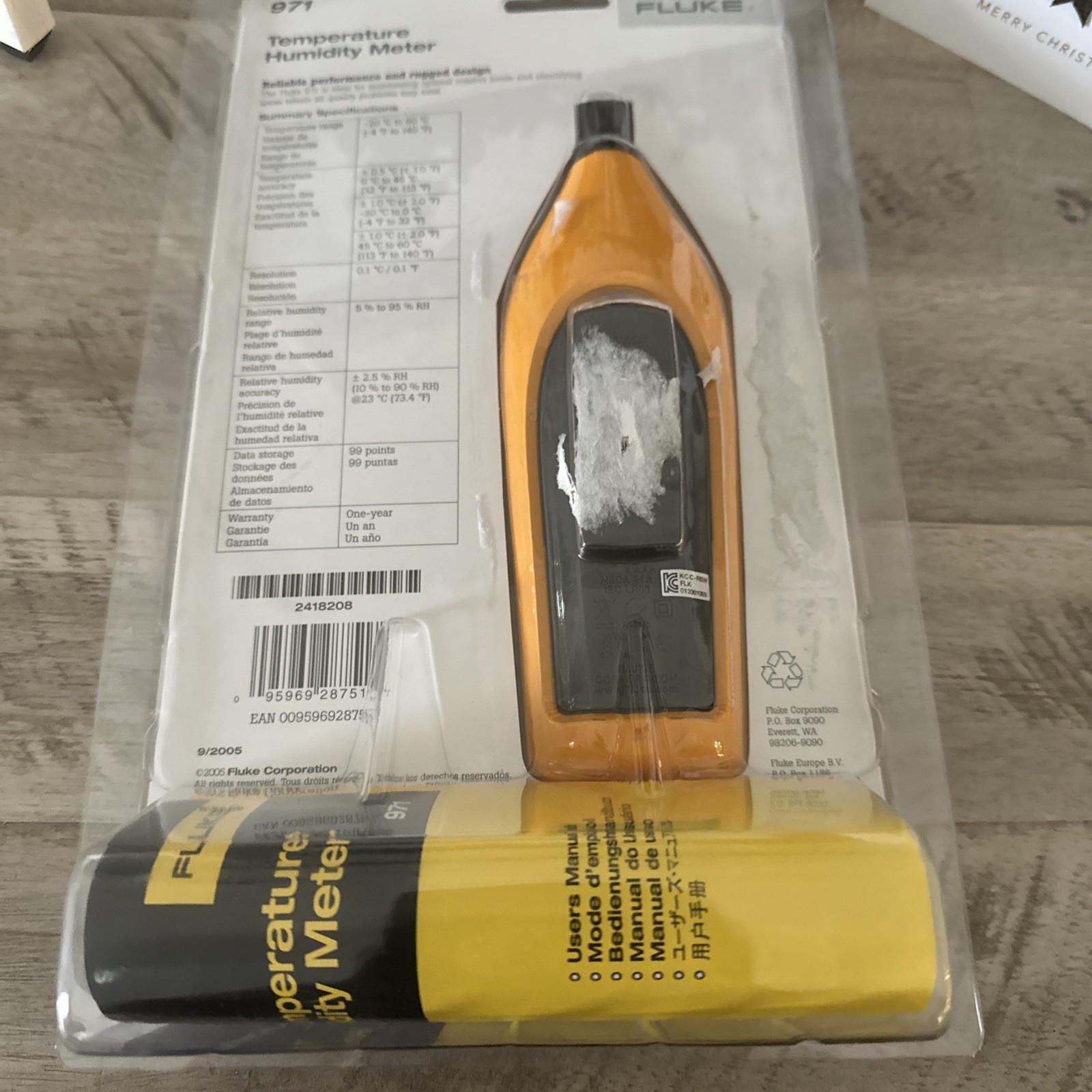 FLUKE 971 Temperature Humidity Meter