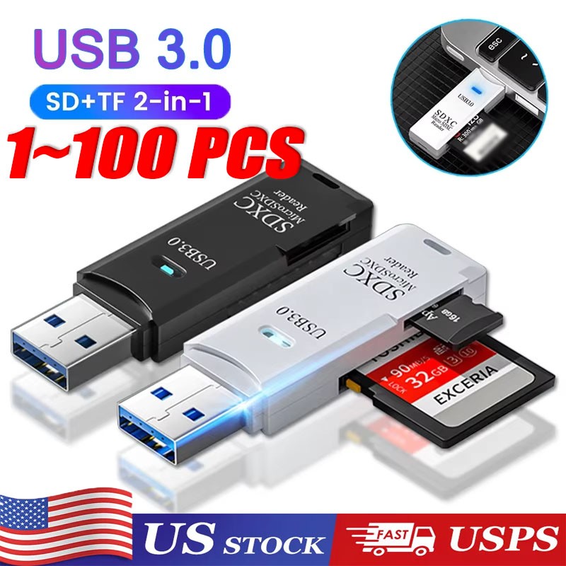 USB3.0 SD Card Reader for PC Micro SD Card to USB Adapter for Camera MemoryC lot