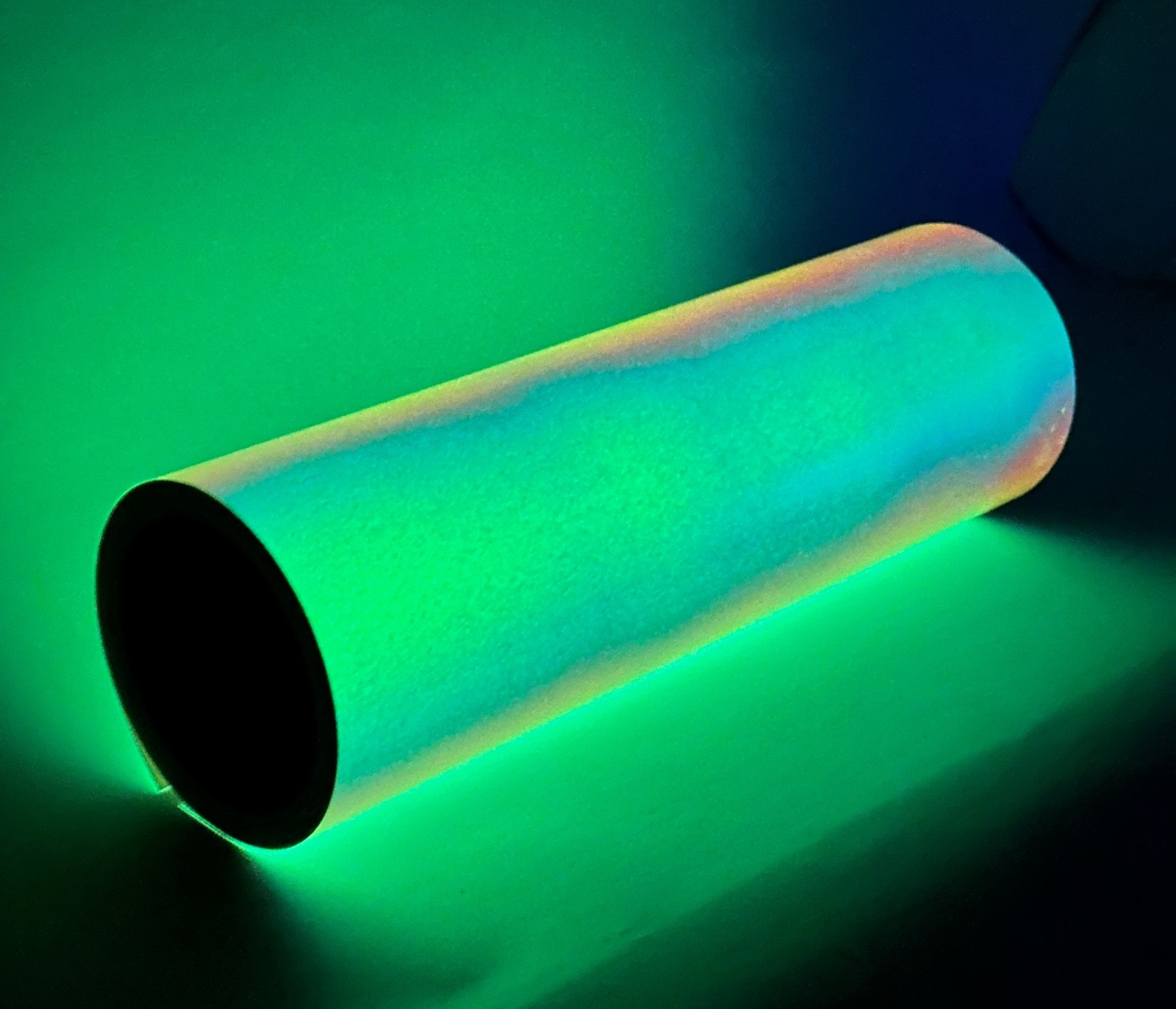 Glow in the Dark BLUE OPAL, mystique adhesive sign vinyl, pick your size roll