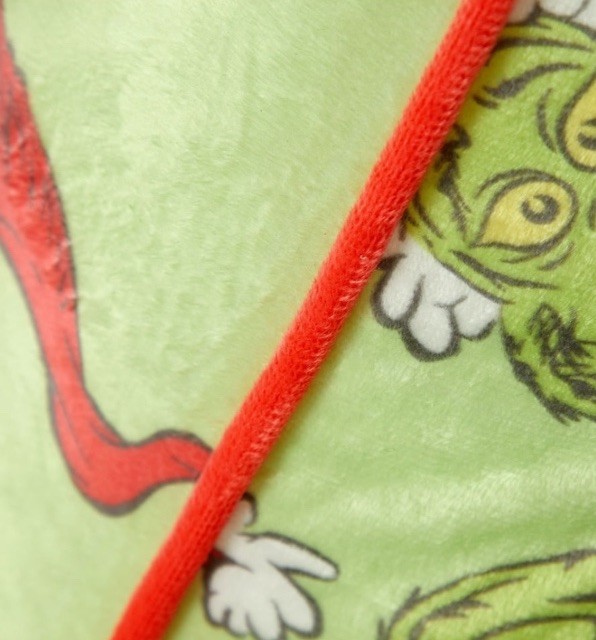 Grinch 18" Toddler Square Beanbag Chair, Green