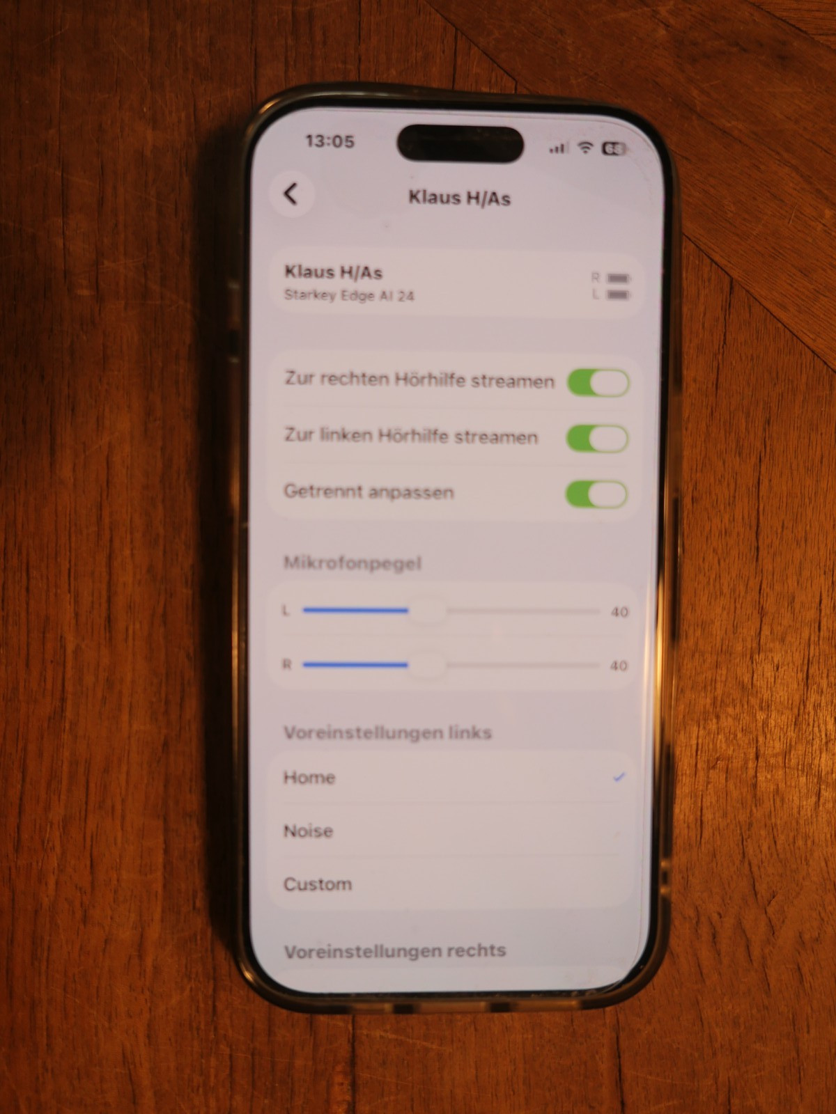 STARKEY Edge AI 24 Custom Fit ITE Hearing Aids W/ Prem charger -VERSAND EU!! 2