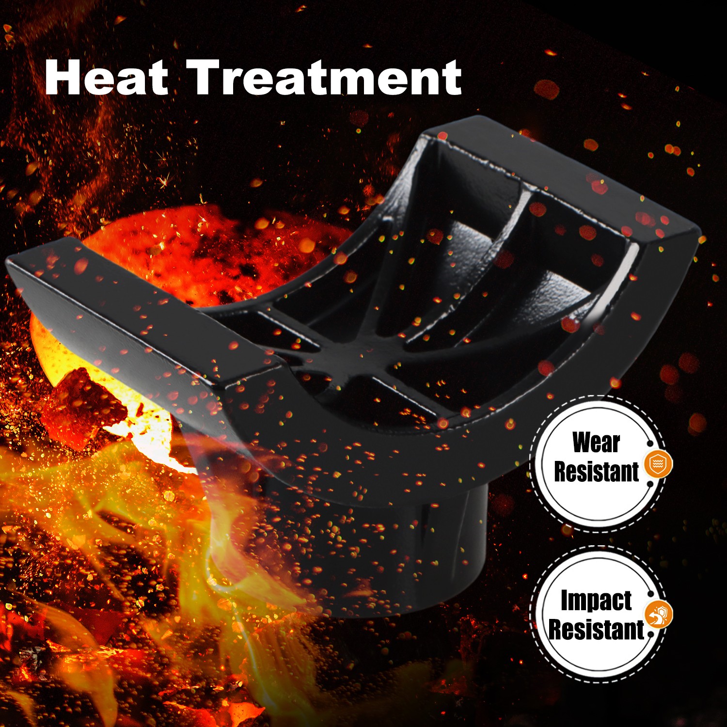 Auto Bottle Jack Adapter Saddle Kit for 12-ton 20-ton 3 Inch & 4 Inch Axle Tube