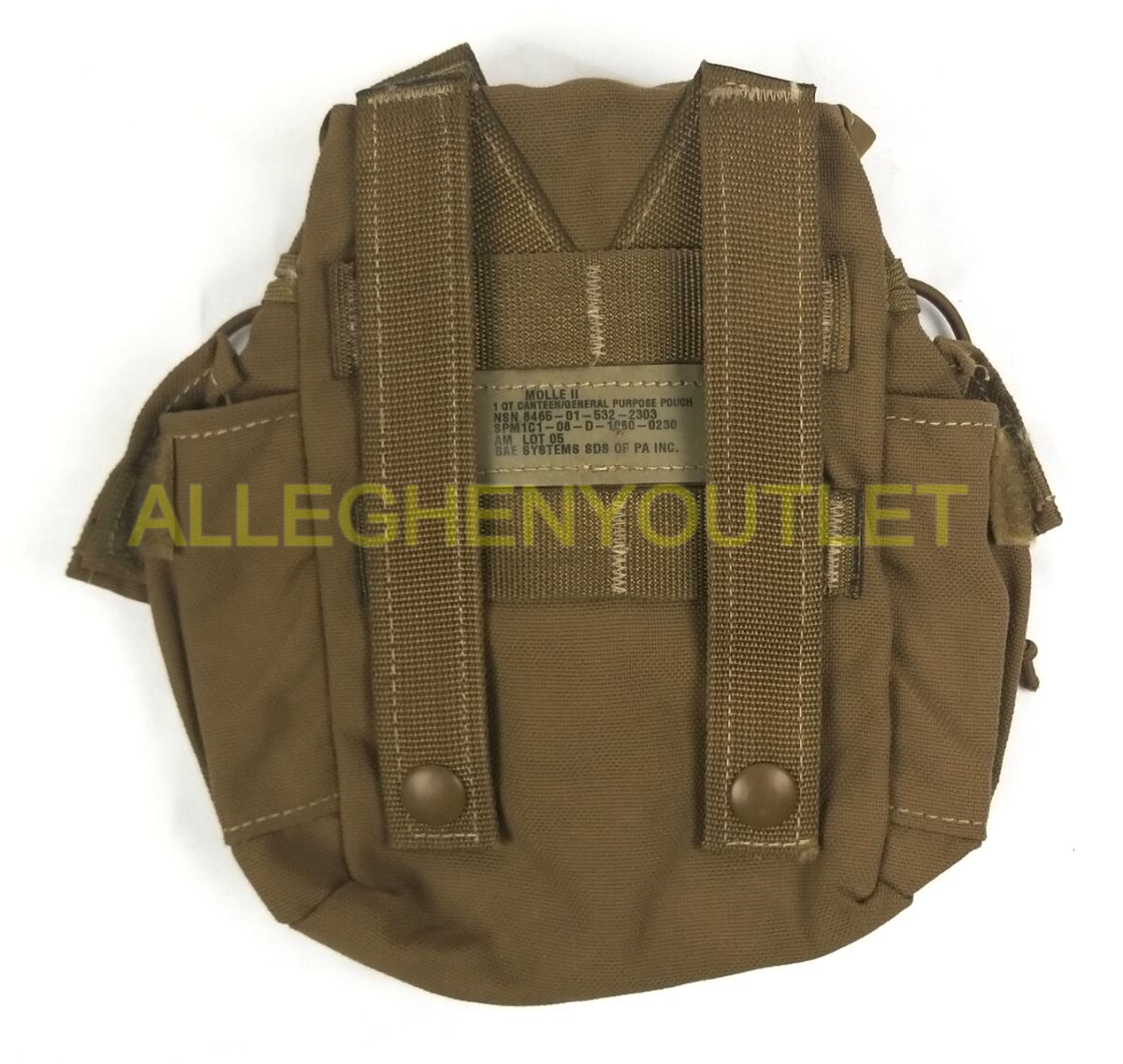 US Military USMC 1 QT MOLLE Coyote Brown CANTEEN COVER Carrier Utility Pouch EXC