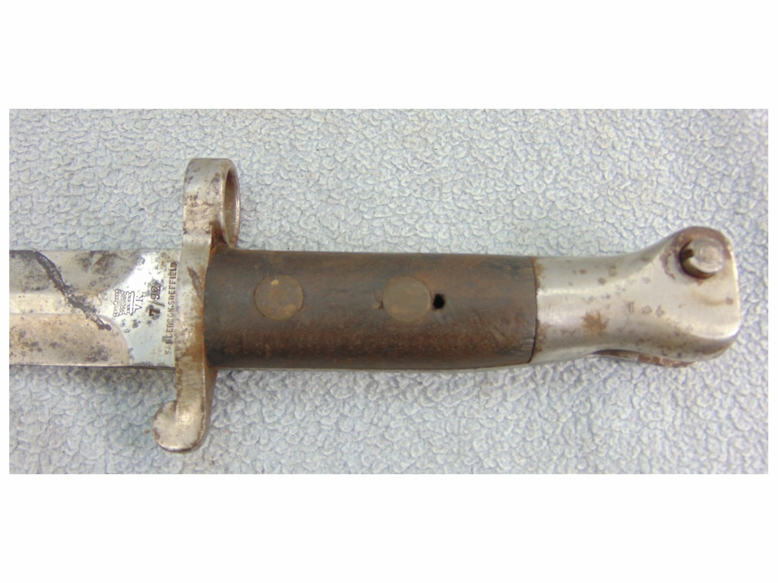 P1888 Mk1 TYPE II BAYONET 1892 BRITISH LEE METFORD RIFLE SANDERSON 1888