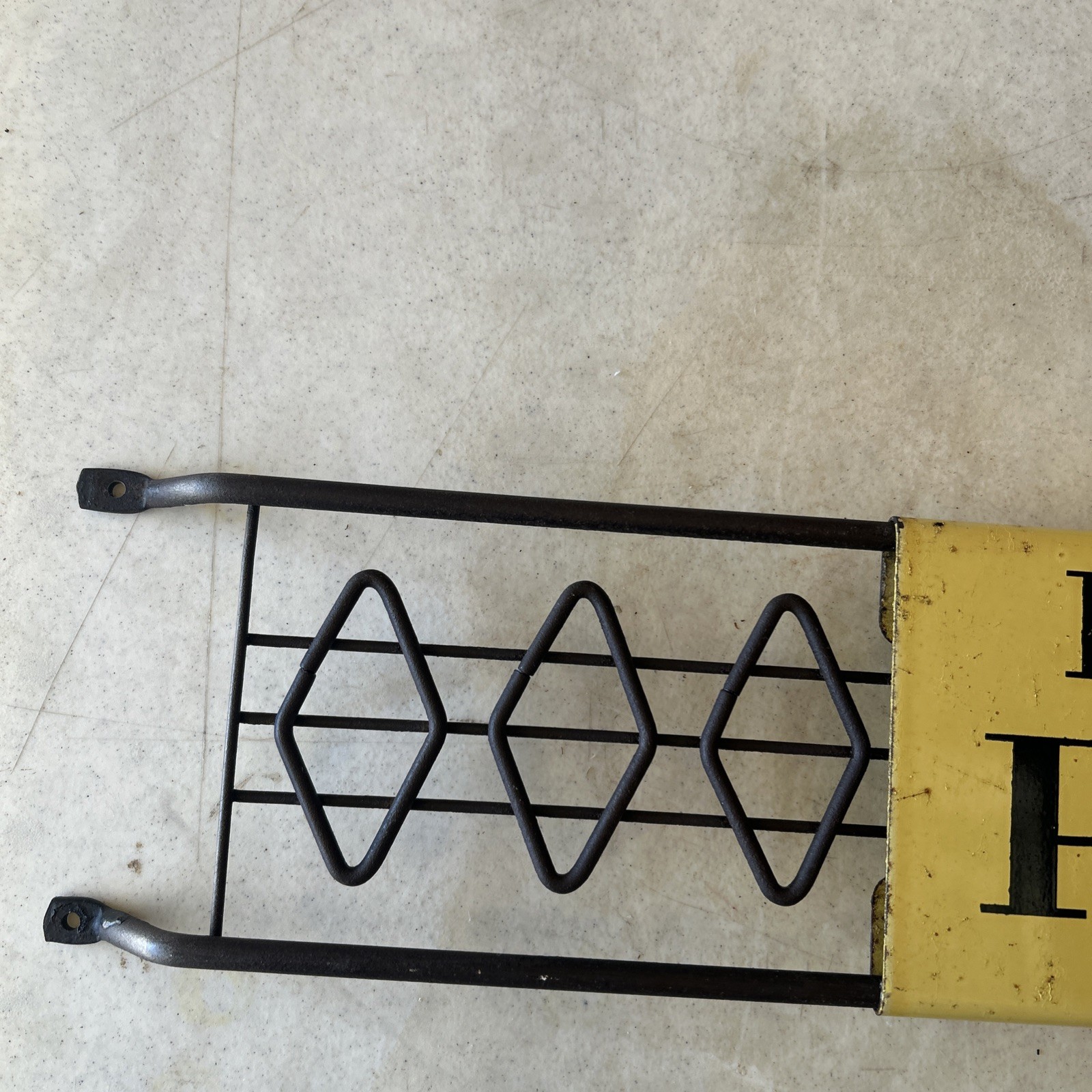 Vintage Have A Pepsi-Cola" Advertising Soda Screen Door Pull Push Bar Expandable