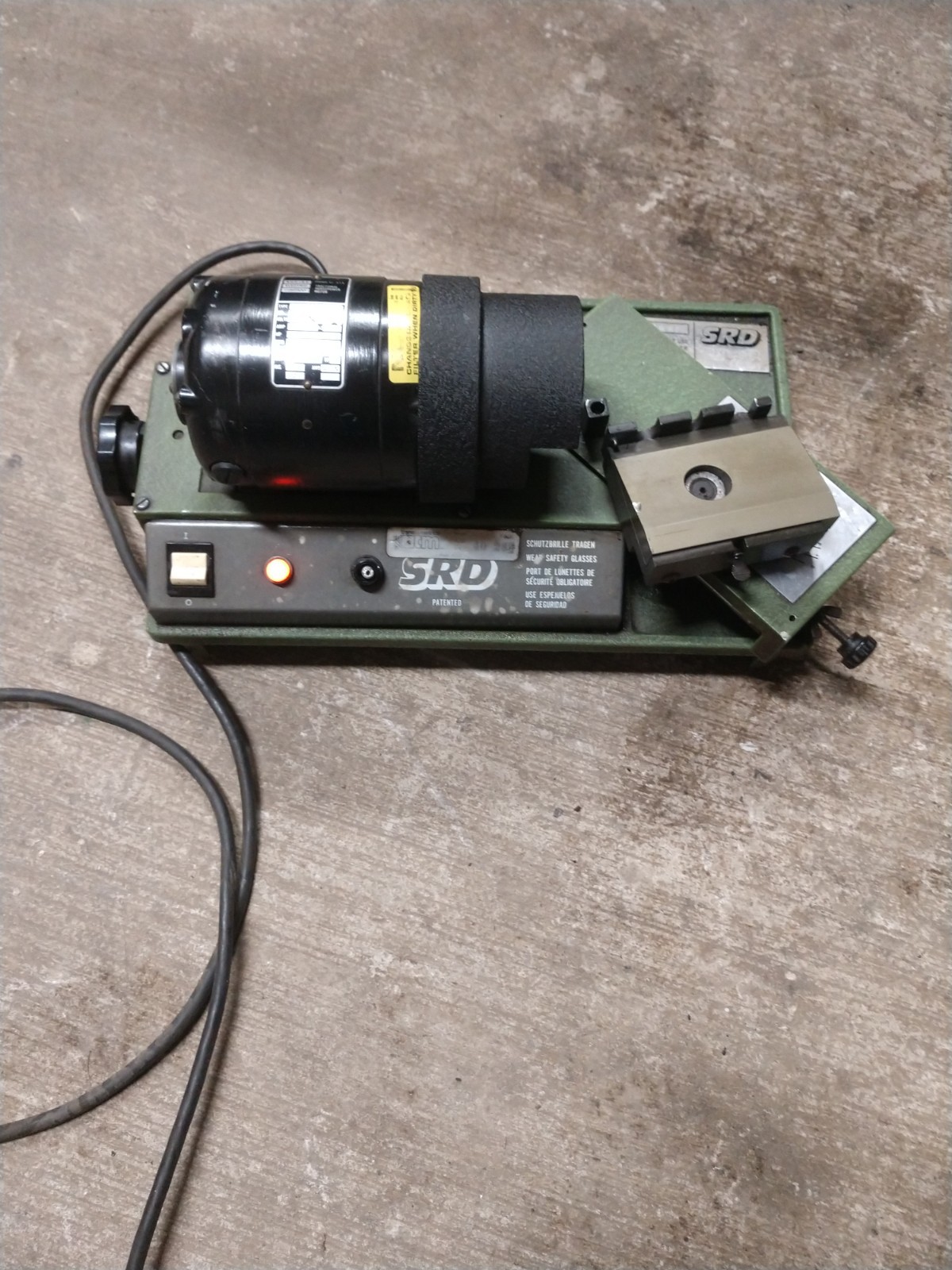 SRD Service Precision Grinding Drill Bit Sharpener and extras