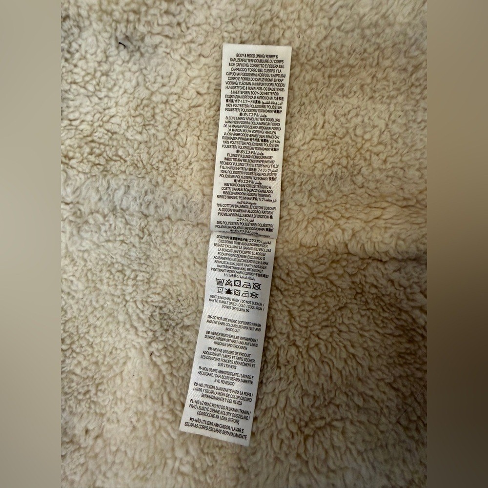 Mini Boden Guinea pig anorak water resist sherpa coat jacket size 7-8yo