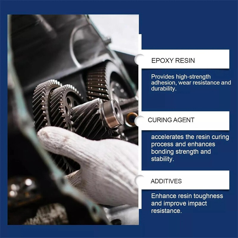 1pc Strong Foundry Glue,Metal Repair Glue, AB Metal Glue Heary Duty Weld 85ml