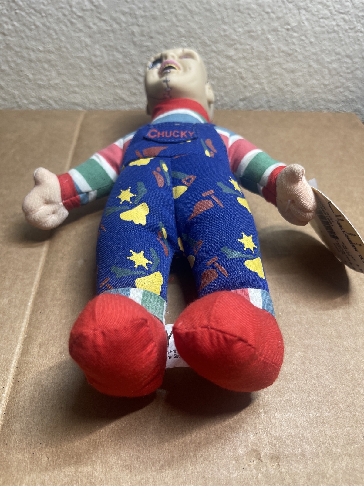 VINTAGE The Bride of CHUCKY 13" Bald Plush DOLL FROM TOY WORKS HORROR HALLOWEEN
