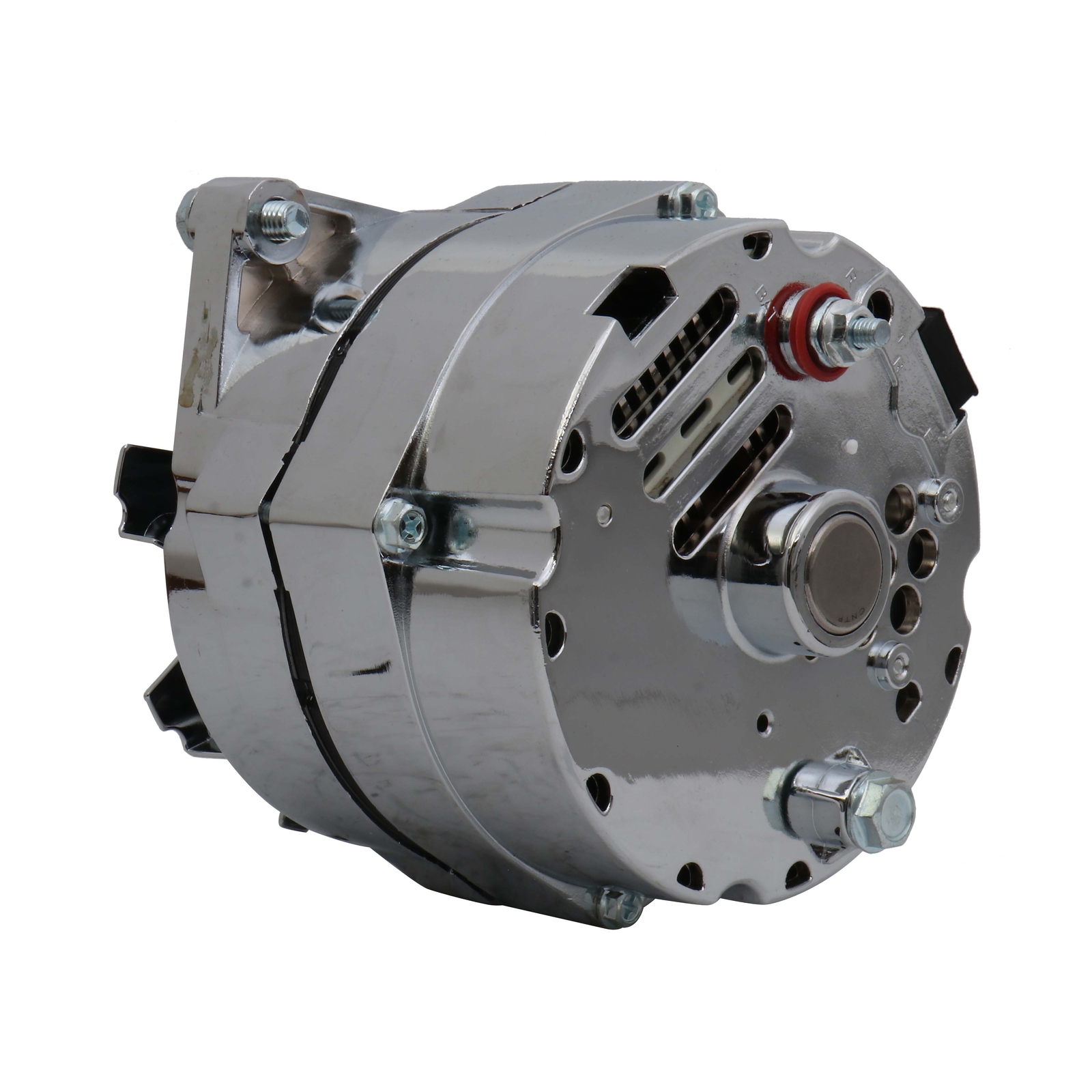 Alternator Fit 110Amp Chrome 1 Wire Self Exciting Street Rod GM 305 350 BBC SBC