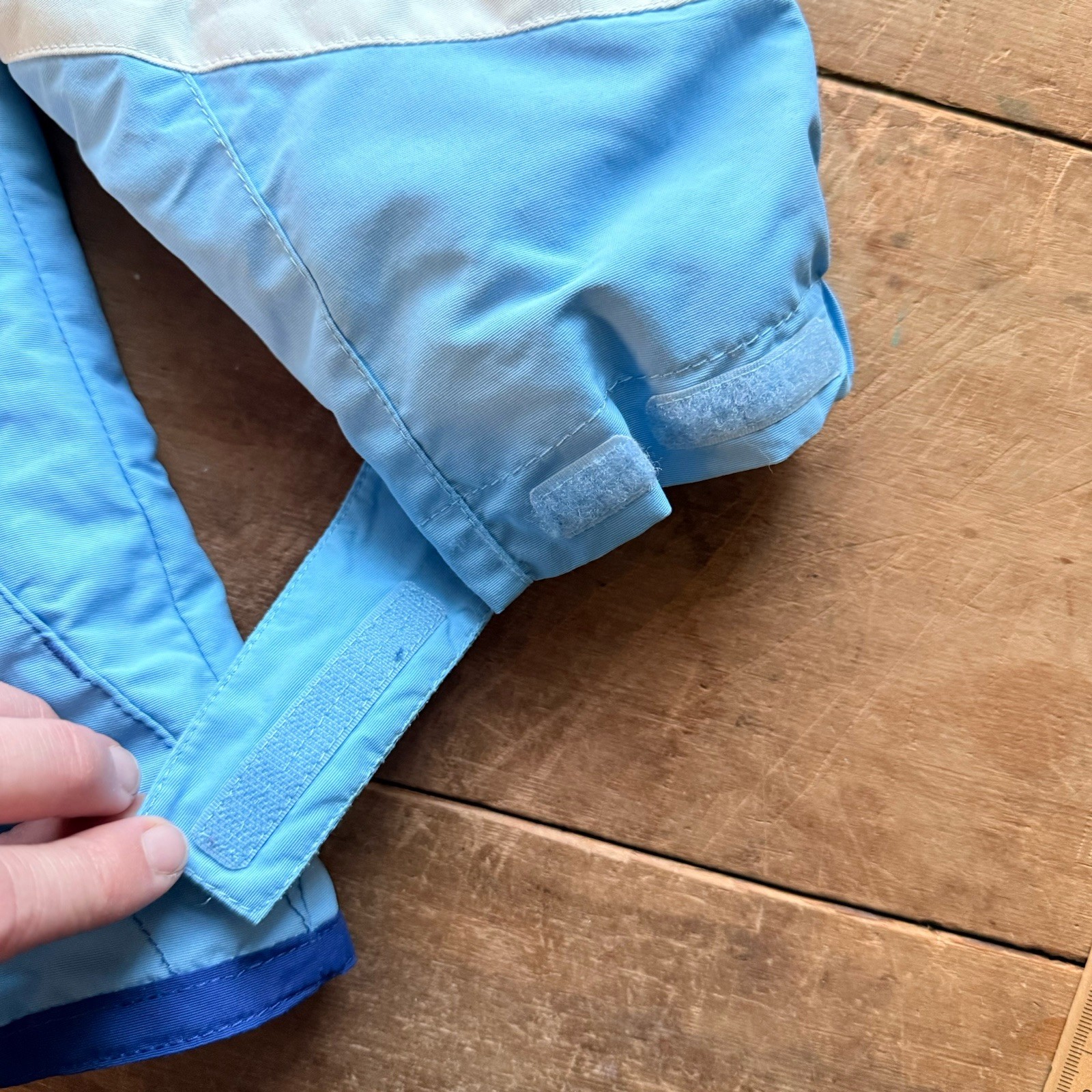 Girls VTG 90s LL Bean Puffer Coat Sz Small Jacket Blue Detachable Liner Y2K Play