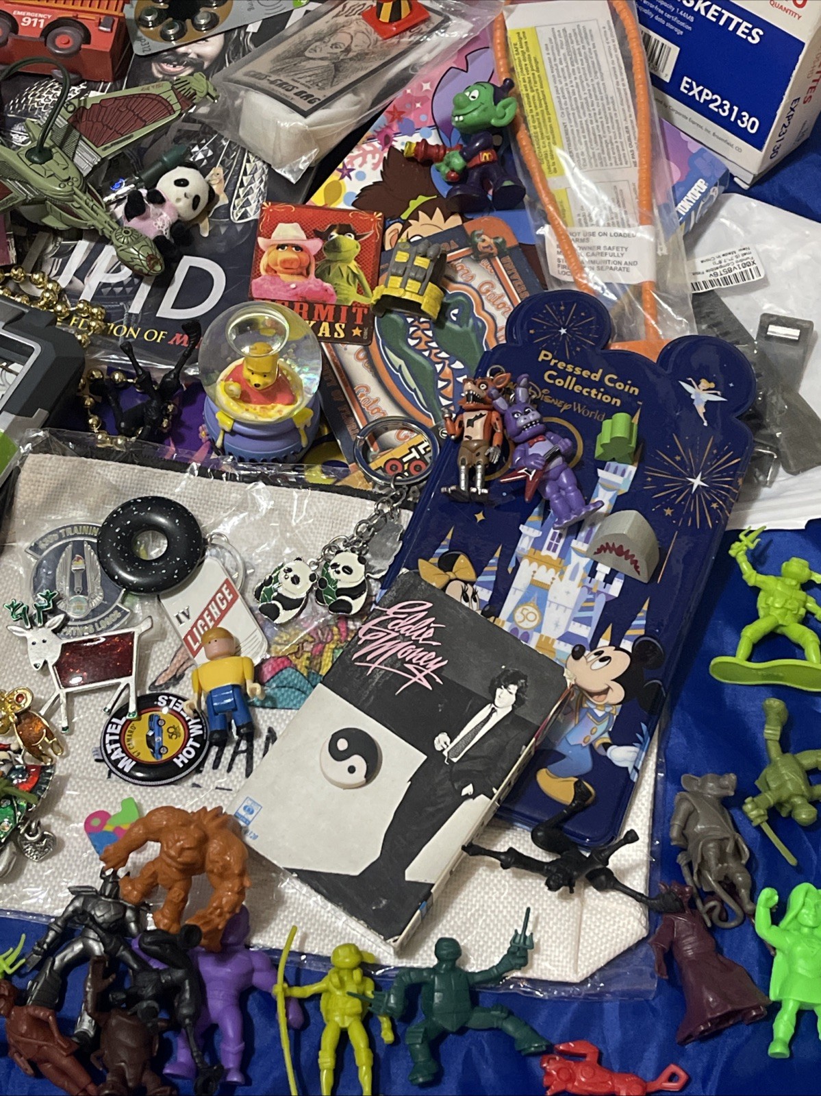 Huge Vintage Toy Lot Disney Marvel Star Wars Hot Wheels Garfield Felix 80s 90s+