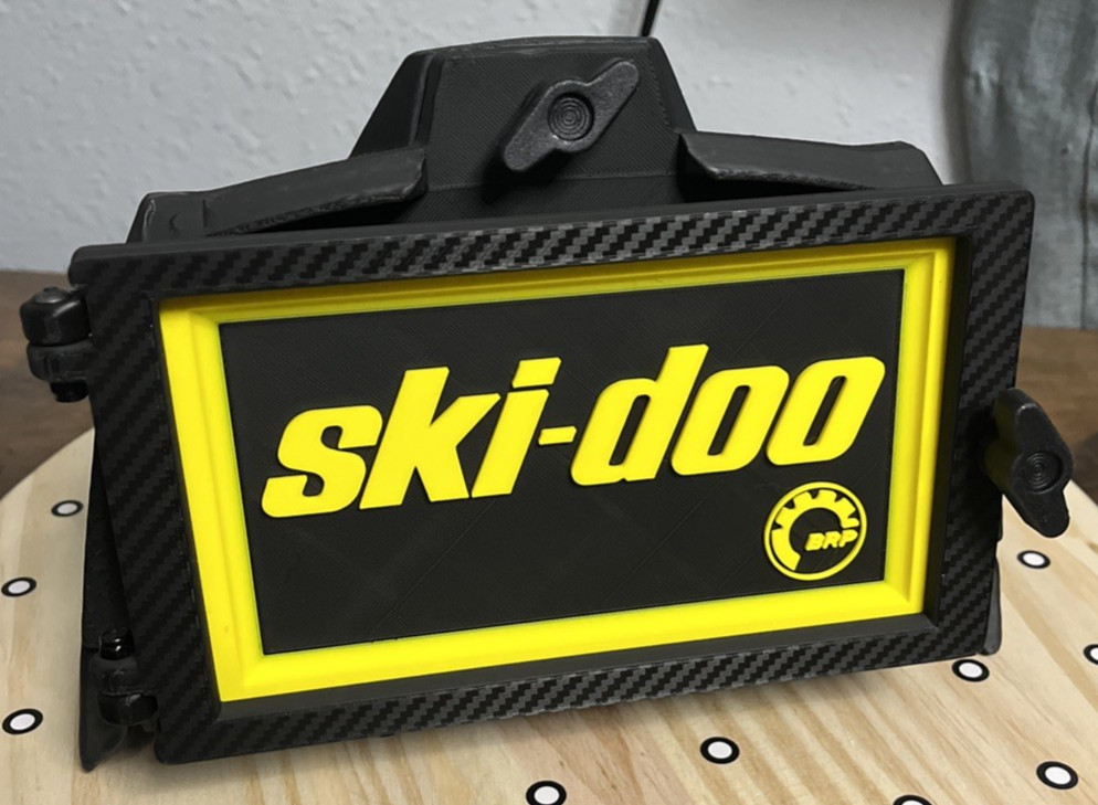 Ski-Doo XS XM Glovebox Extension w/Garmin Drivesmart 76 65 61 GPS Mount