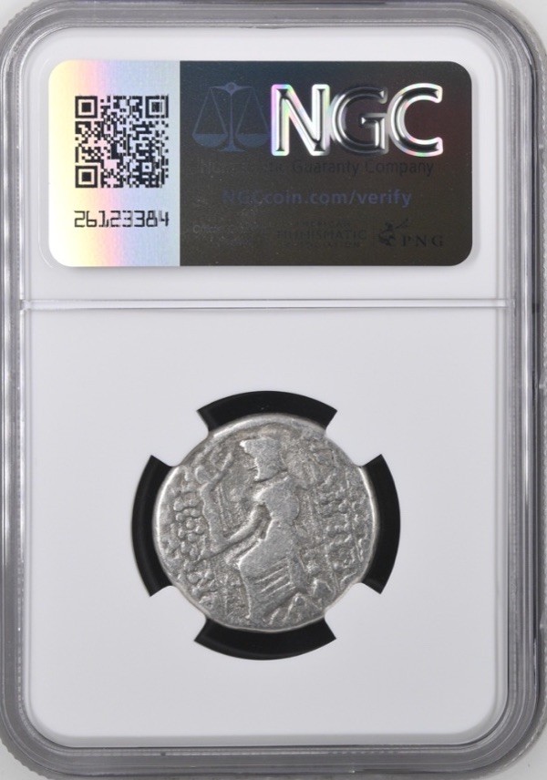 Silver Tetradrachm 57BC-13BC Philip Philadelphus Antioch Roman Rule NGC Graded