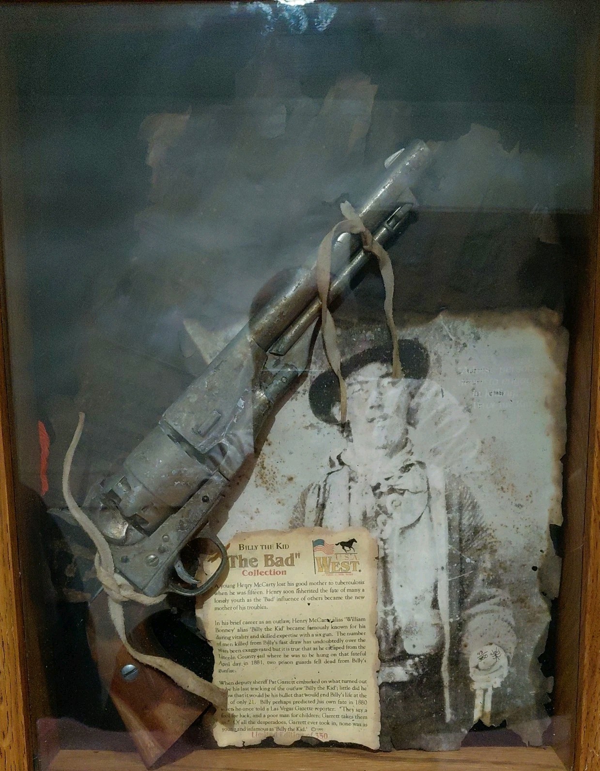 Billy the Kid The Bad Limited Edition Outlaw Memorabilia Collector Display