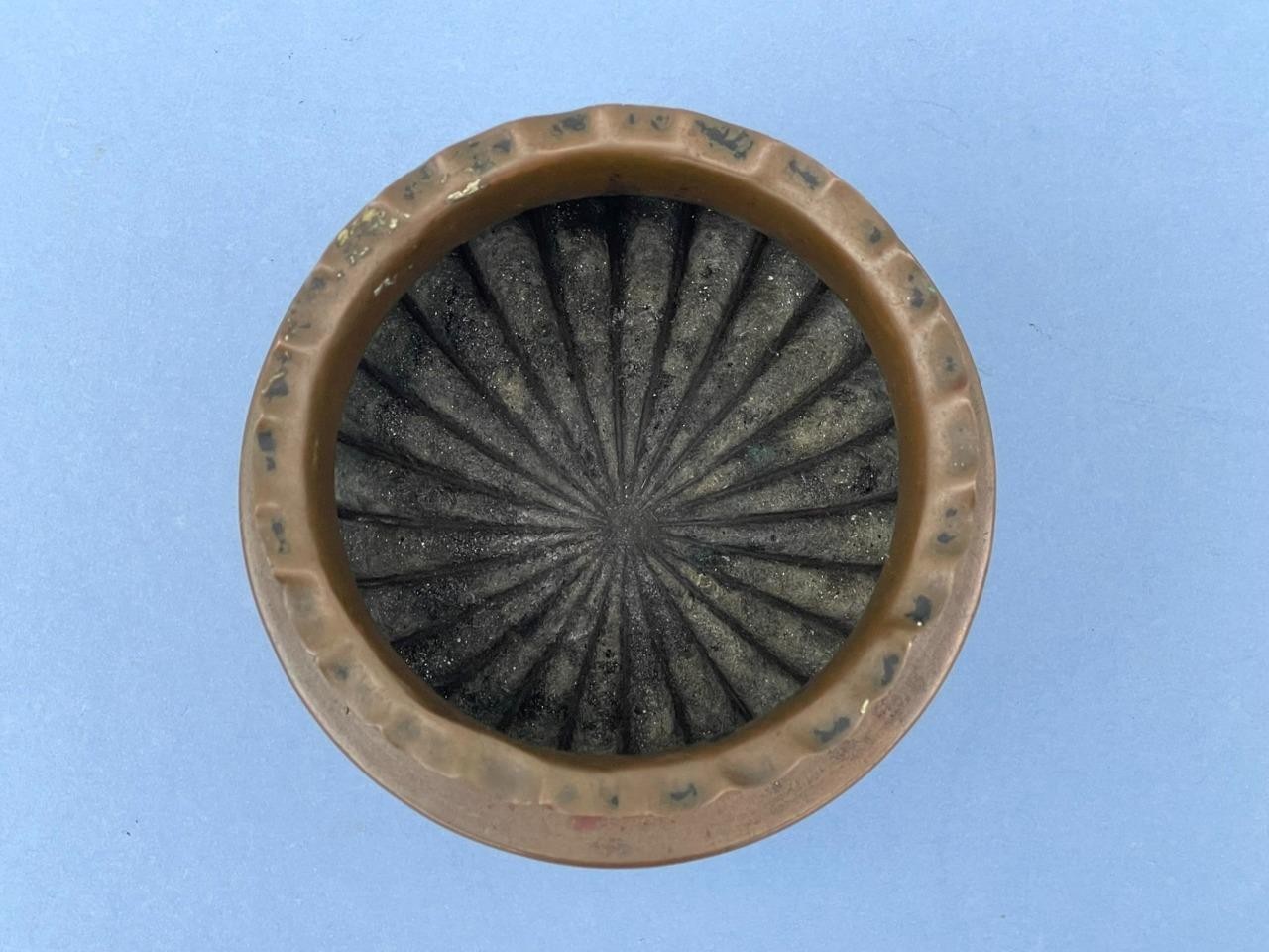 POSY BOWL MADE FROM COPPER SALVAGED FROM NELSON'S H.M.S."FOUDROYANT" (1798)