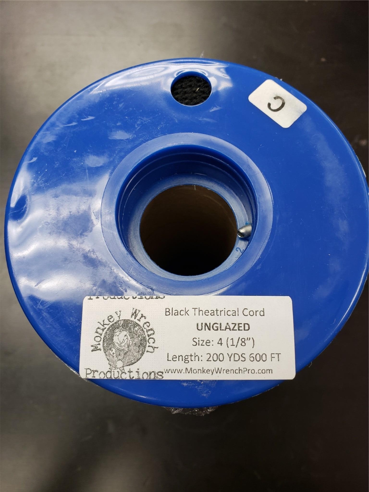 Black Tie Line/Trick Line #4 1/8" 600 ft UNCOATED/UNGLAZED