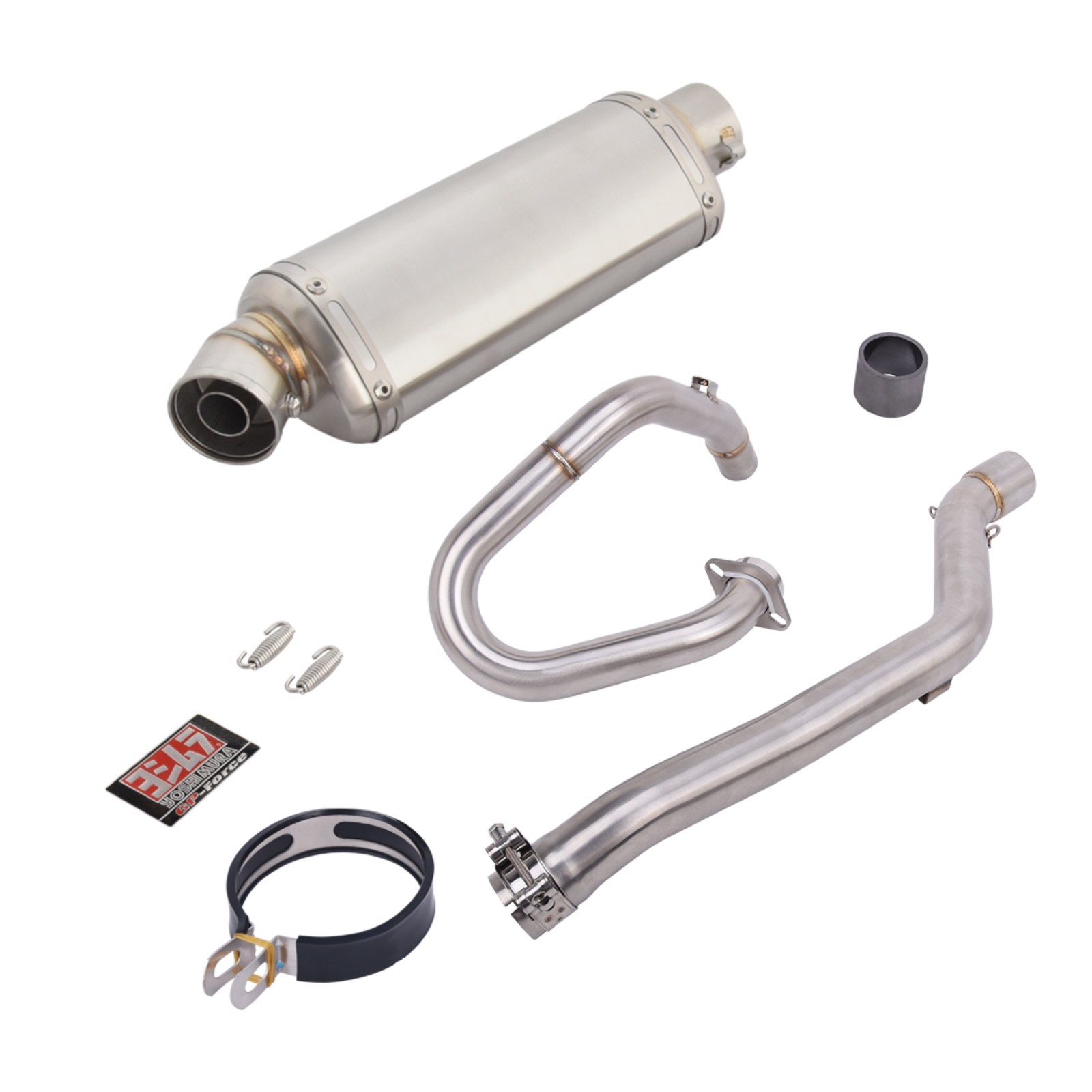 For Suzuki DRZ400S/E/SM 2000-2024Full Exhaust System Front Mid Link Pipe Muffler