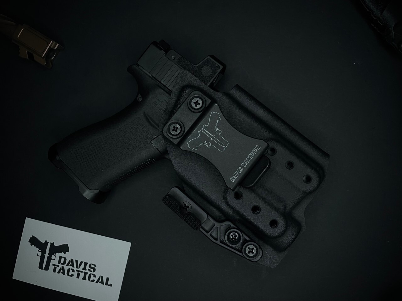 Davis Tactical IWB Light Bearing Kydex Holster For Glock 43X MOS W/ TLR-7 SUB