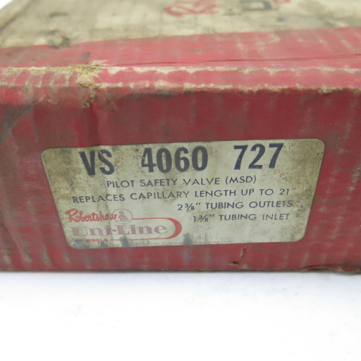 RobertShaw 4060-727 Model MSD 21" Capillary Oven Valve 3/8" Id copper piping