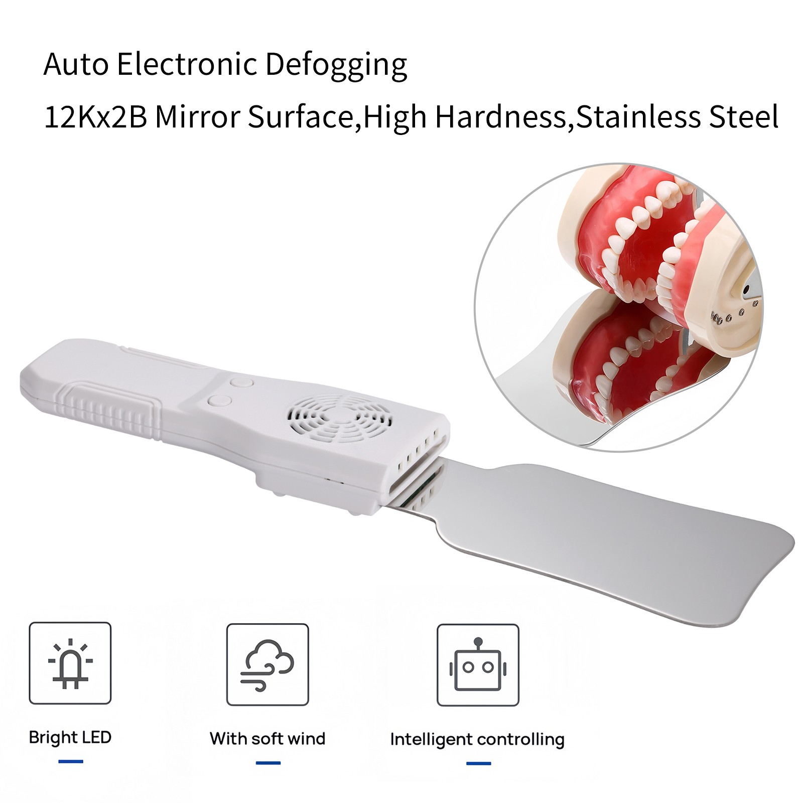 Dental Occlusal Fog Free LED Intra Oral Photo System 4 Mirror Anti-Fog