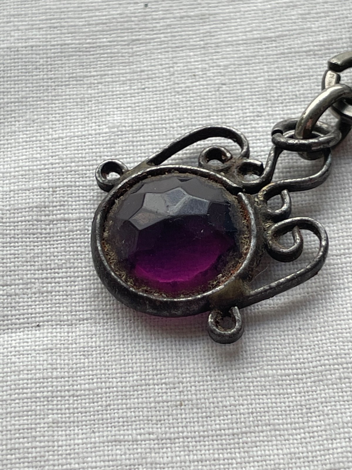 Vintage antique part of chatelaine for pocket watches