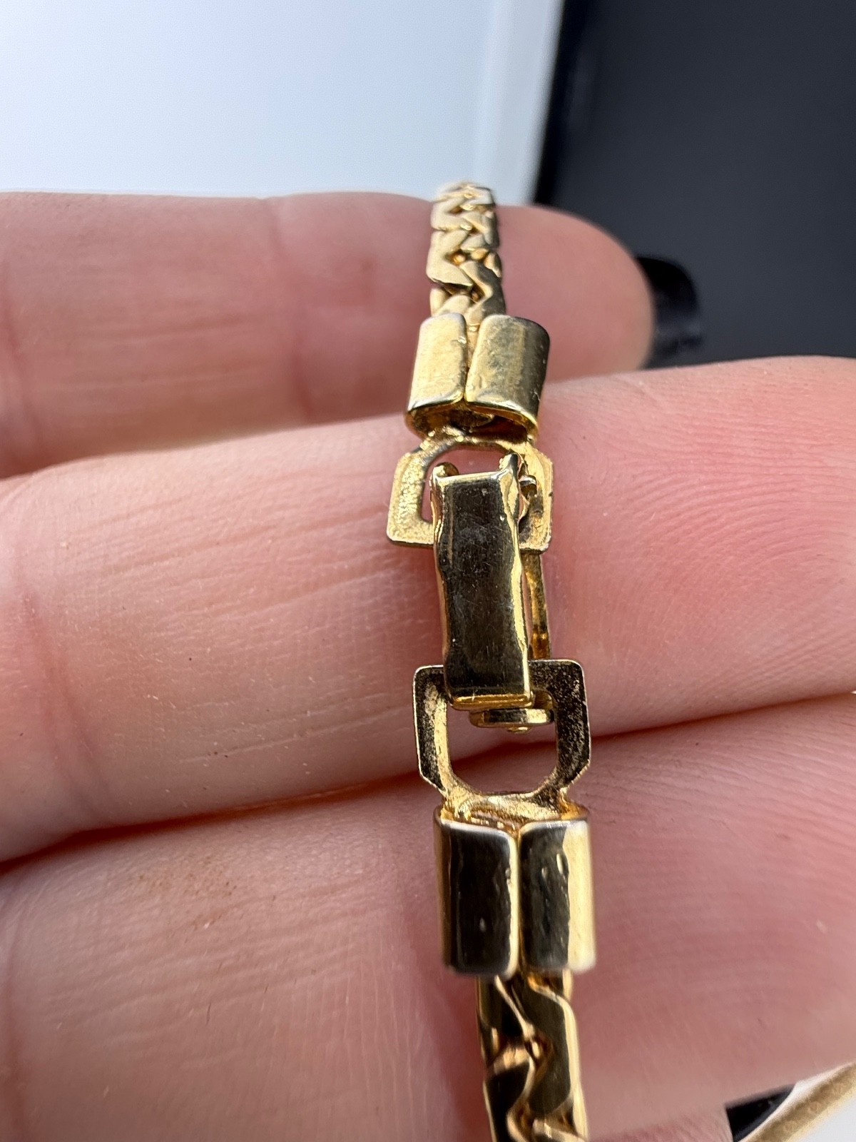 Vintage Park Lane Necklace Earring Set Clip Ons Gold Tone Rhinestone 17”