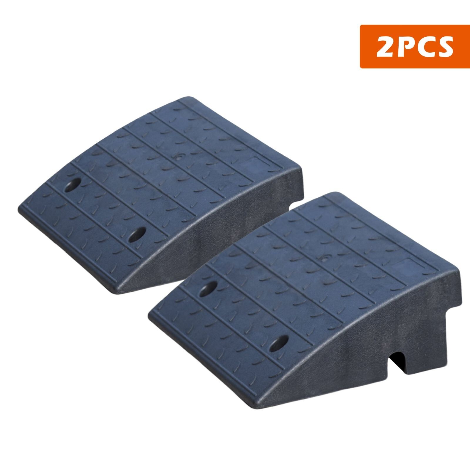 Orancl Heavy Duty Rubber driveway curb ramp for wheelchair portable(4-7 inch)